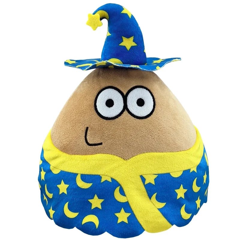 22 cm/8.6 Zoll Pou Plüsch Cartoon Alien Spielzeug Kawaii Stofftier Puppe Heiße Spielfigur Geschenke für Fans