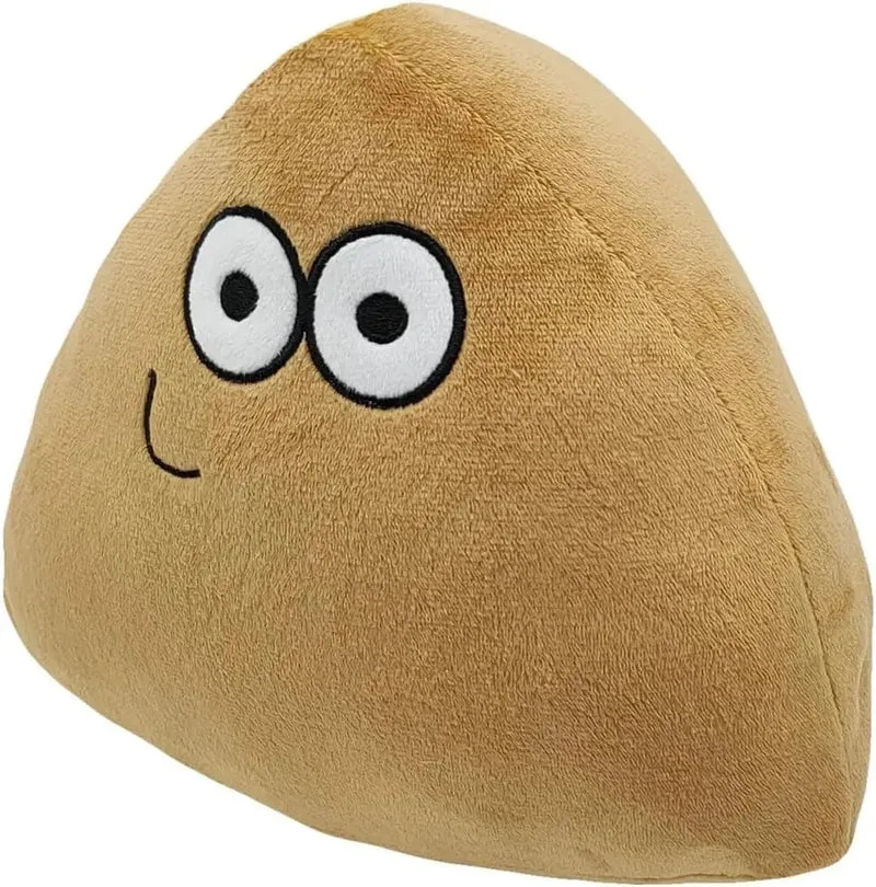 22 cm/8.6 Zoll Pou Plüsch Cartoon Alien Spielzeug Kawaii Stofftier Puppe Heiße Spielfigur Geschenke für Fans