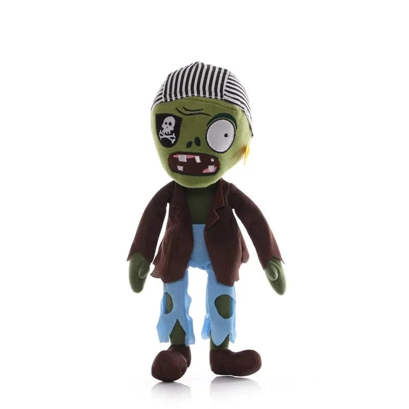 1 Stück Pflanzen vs Zombies Plüschtiere 30 cm PVZ Gargantuar Hüte Piratenente Zombie Plüsch Stofftiere Puppe Stofftier Geschenke für Kinder