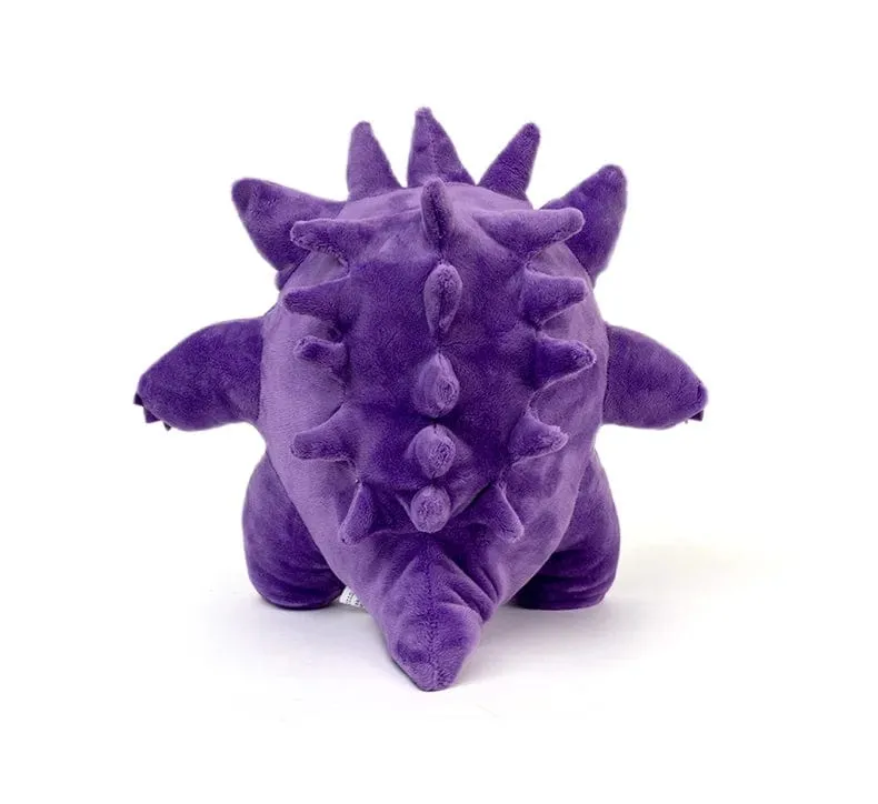 25 cm Gengar-Plüschtier Pokemon Niedliches Peluche Gefülltes Puppenspielzeug Beliebter Stil Cartoon-Bild Dekokissen Geburtstagsgeschenk für den Freund
