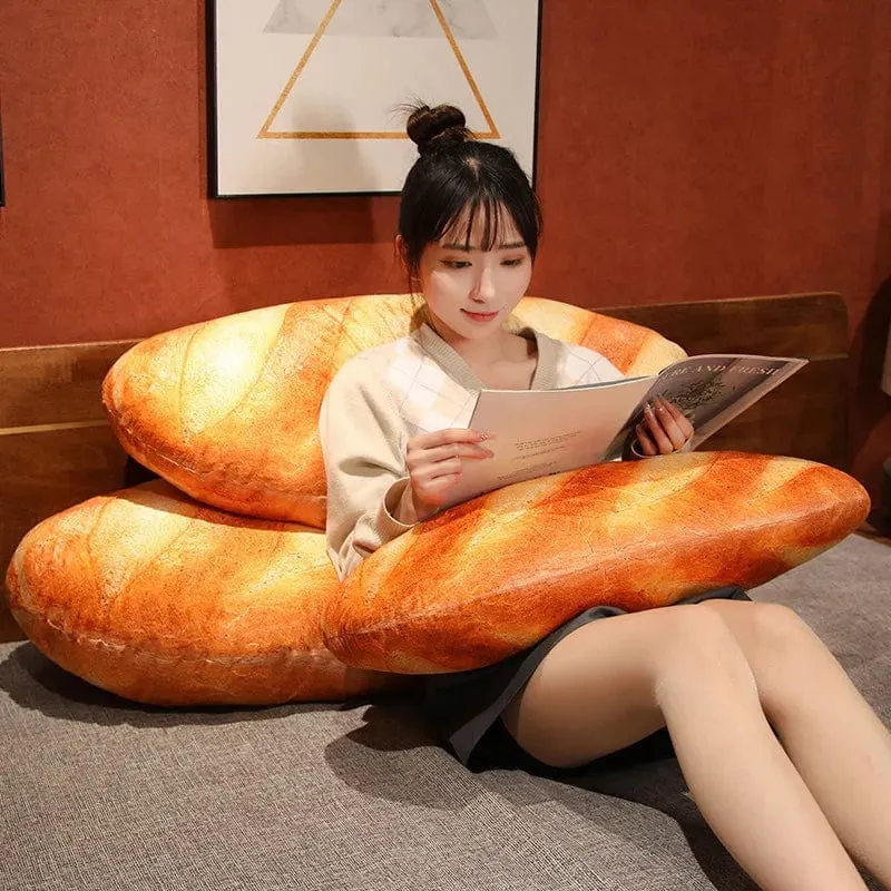 Französisches Brot Plüschkissen Gefülltes Druckbild Essen Plushie Peluche Party Prop Dekor Schlafender Begleiter Mann Geschenk