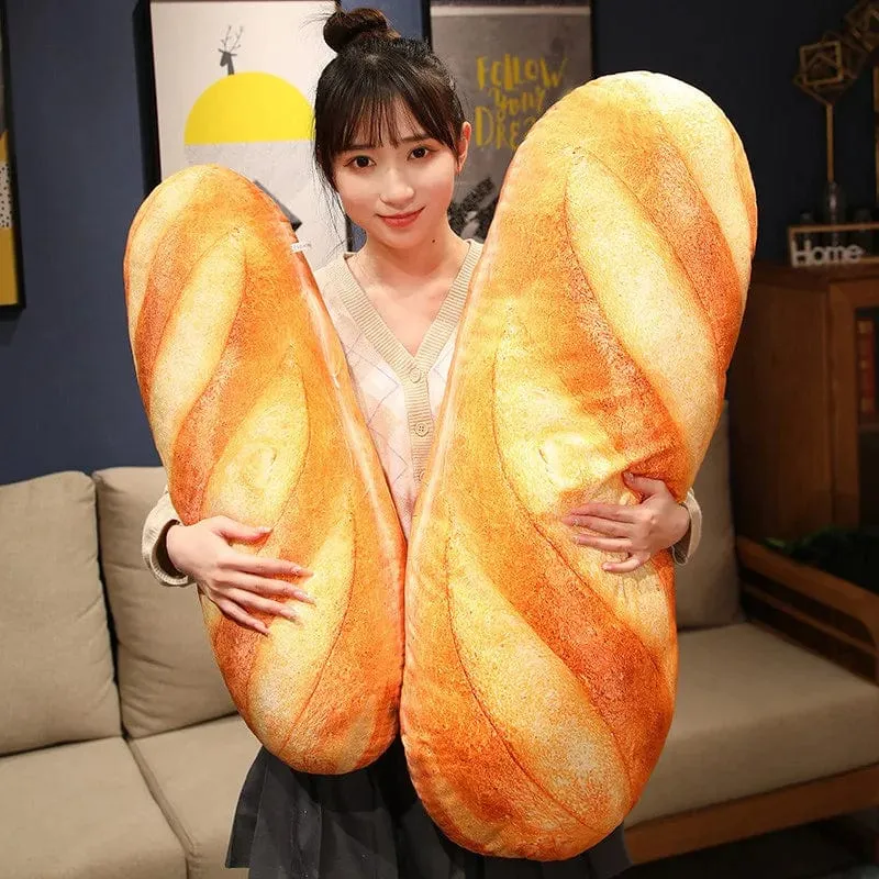 Französisches Brot Plüschkissen Gefülltes Druckbild Essen Plushie Peluche Party Prop Dekor Schlafender Begleiter Mann Geschenk