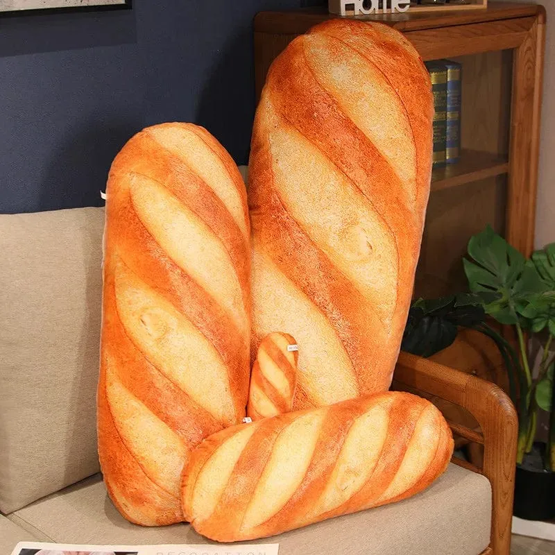 Französisches Brot Plüschkissen Gefülltes Druckbild Essen Plushie Peluche Party Prop Dekor Schlafender Begleiter Mann Geschenk