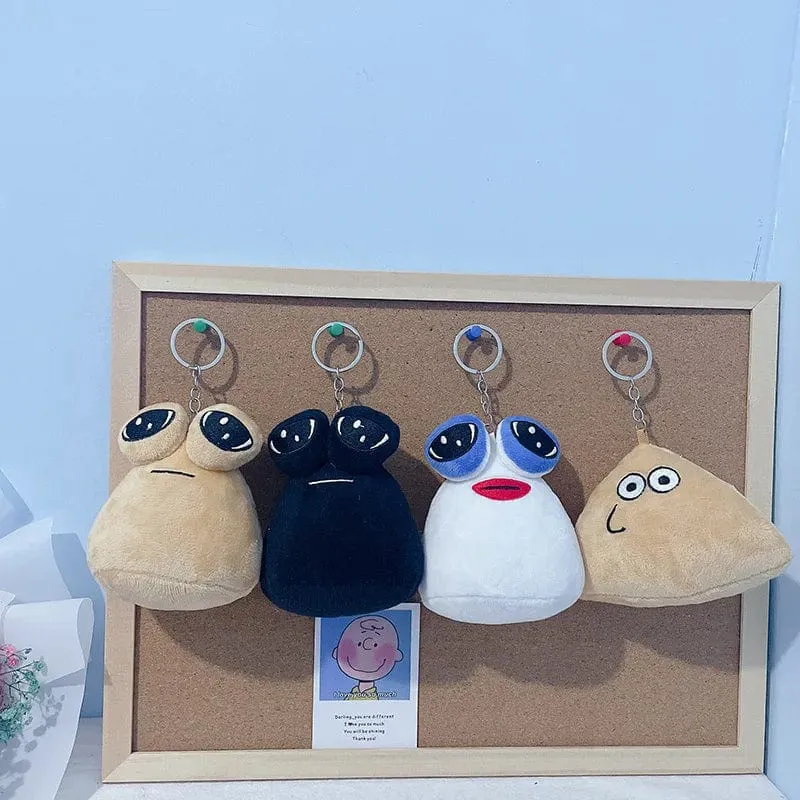 Hot My Pet Alien Pou Plüschtier Kawaii Alien Haustierpuppe Süßes Pou Stofftier Weiches Kissen Plüschtier Geschenkspielzeug für Kinder