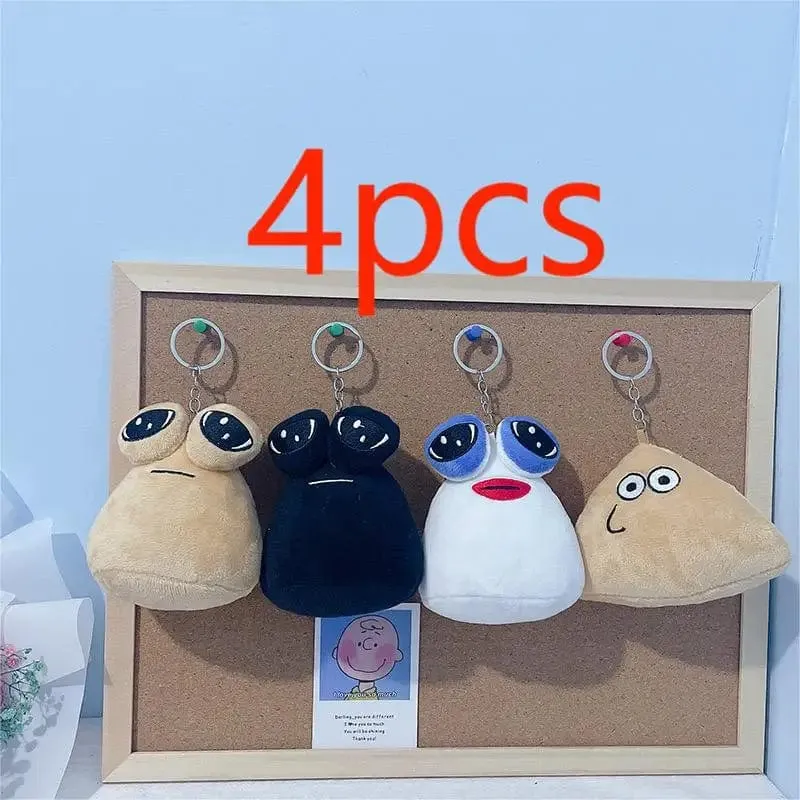 Hot My Pet Alien Pou Plüschtier Kawaii Alien Haustierpuppe Süßes Pou Stofftier Weiches Kissen Plüschtier Geschenkspielzeug für Kinder