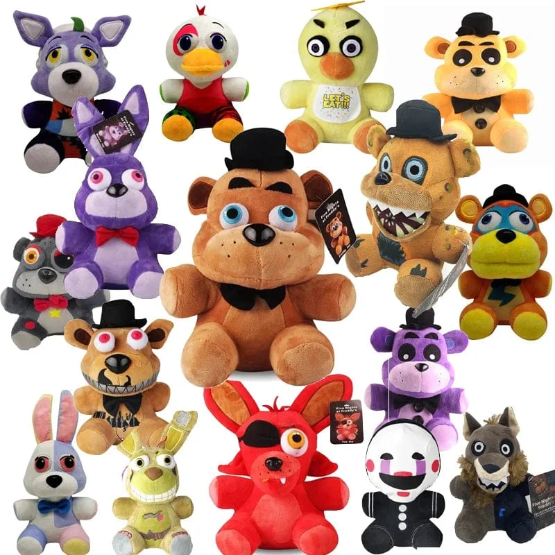 Five Nights at Freddy FNAF Süßes Plüschspielzeug Spielpuppe 18 CM Bonnie Bär Foxy Cartoon Stoffpuppen Freddy Spielzeug Für Kinder Geschenke