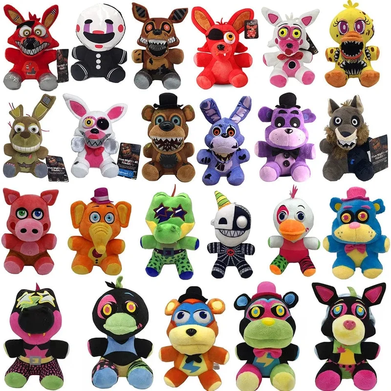 Five Nights at Freddy FNAF Süßes Plüschspielzeug Spielpuppe 18 CM Bonnie Bär Foxy Cartoon Stoffpuppen Freddy Spielzeug Für Kinder Geschenke