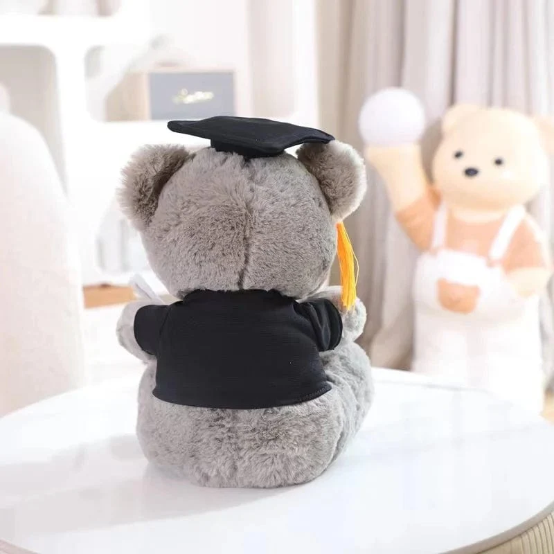 Absolventen-Plüschpuppen, Doktor, Capybara, Eule, Bär, Plüschtier, süßes Stofftier, Spielzeugpuppe, weiches Cartoon-Kissen, Abschlussgeschenk