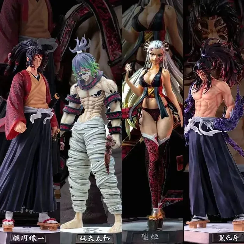 30 cm Demon Slayer Figuren Hantengu Anime Figur Himejima Gyoumei Figur Kimetsu No Yaiba Tomiokagiyuu Statue Gk Pvc Spielzeug Geschenk