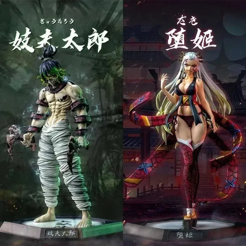 30 cm Demon Slayer Figuren Hantengu Anime Figur Himejima Gyoumei Figur Kimetsu No Yaiba Tomiokagiyuu Statue Gk Pvc Spielzeug Geschenk
