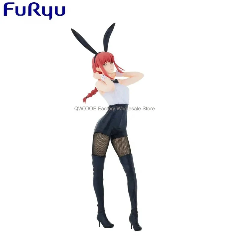 Ursprüngliche Echte FuRyu BiCute Hasen Chainsaw Man 30cm Makima Bunny Girl Anime Figur Spielzeug Für Kind Großhandel QWIOOE