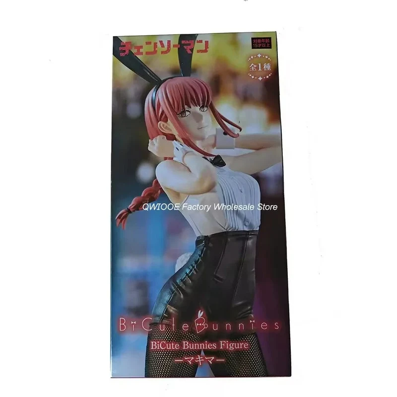 Ursprüngliche Echte FuRyu BiCute Hasen Chainsaw Man 30cm Makima Bunny Girl Anime Figur Spielzeug Für Kind Großhandel QWIOOE