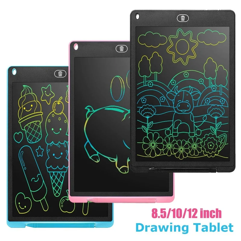 8.5/10/12 Zoll LCD Schreibtafel Zeichenbrett Montessori Pädagogisches Zeichenspielzeug Für Kinder Studenten Magische Tafel Spielzeug Geschenk