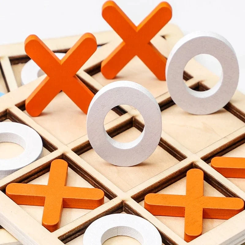 Montessori Schachspiel Holzpuzzle Spielzeug Spiel Interaktion Puzzles Training Gehirn Lernen Frühes Lernspielzeug für Kinder Kinder