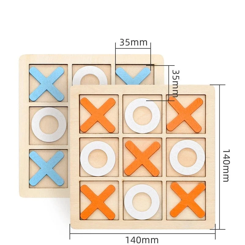 Montessori Schachspiel Holzpuzzle Spielzeug Spiel Interaktion Puzzles Training Gehirn Lernen Frühes Lernspielzeug für Kinder Kinder