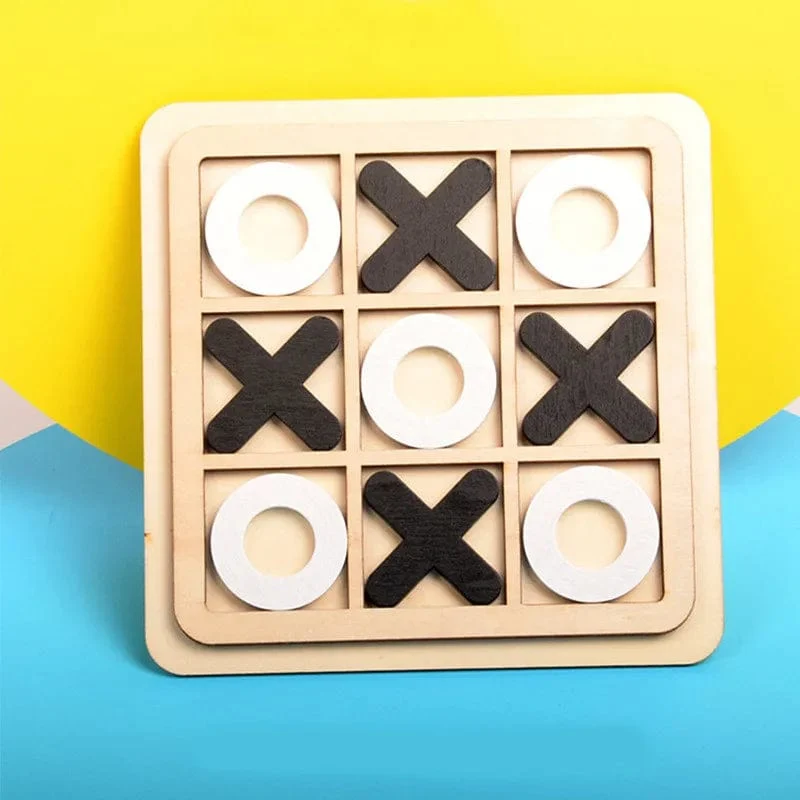 Montessori Schachspiel Holzpuzzle Spielzeug Spiel Interaktion Puzzles Training Gehirn Lernen Frühes Lernspielzeug für Kinder Kinder