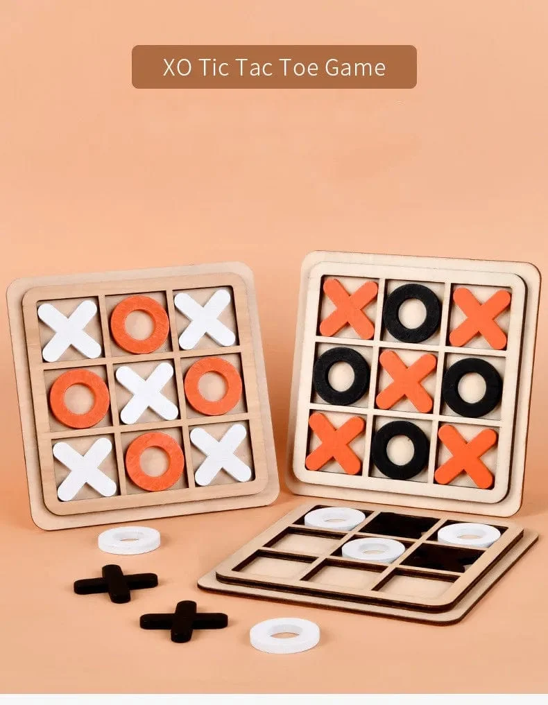 Montessori Schachspiel Holzpuzzle Spielzeug Spiel Interaktion Puzzles Training Gehirn Lernen Frühes Lernspielzeug für Kinder Kinder