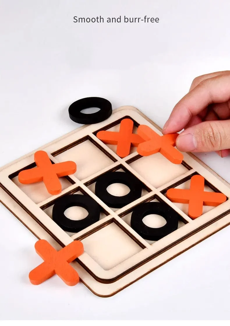 Montessori Schachspiel Holzpuzzle Spielzeug Spiel Interaktion Puzzles Training Gehirn Lernen Frühes Lernspielzeug für Kinder Kinder