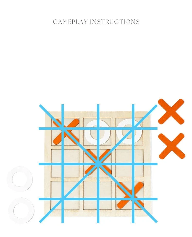 Montessori Schachspiel Holzpuzzle Spielzeug Spiel Interaktion Puzzles Training Gehirn Lernen Frühes Lernspielzeug für Kinder Kinder
