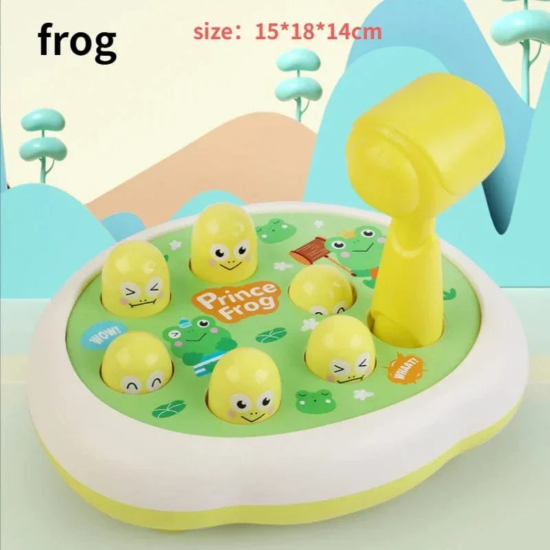 Cartoon Whac-A-Mole Montessori Baby Spielzeug Kleinkind Pädagogisches Geburtstag Geschenk Tier Thema Klopf Spiel Eltern Kind Brettspiel Junge