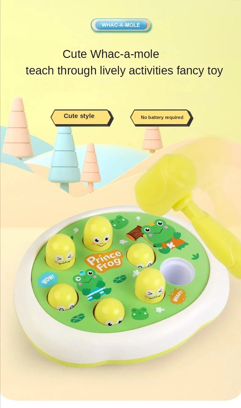 Cartoon Whac-A-Mole Montessori Baby Spielzeug Kleinkind Pädagogisches Geburtstag Geschenk Tier Thema Klopf Spiel Eltern Kind Brettspiel Junge