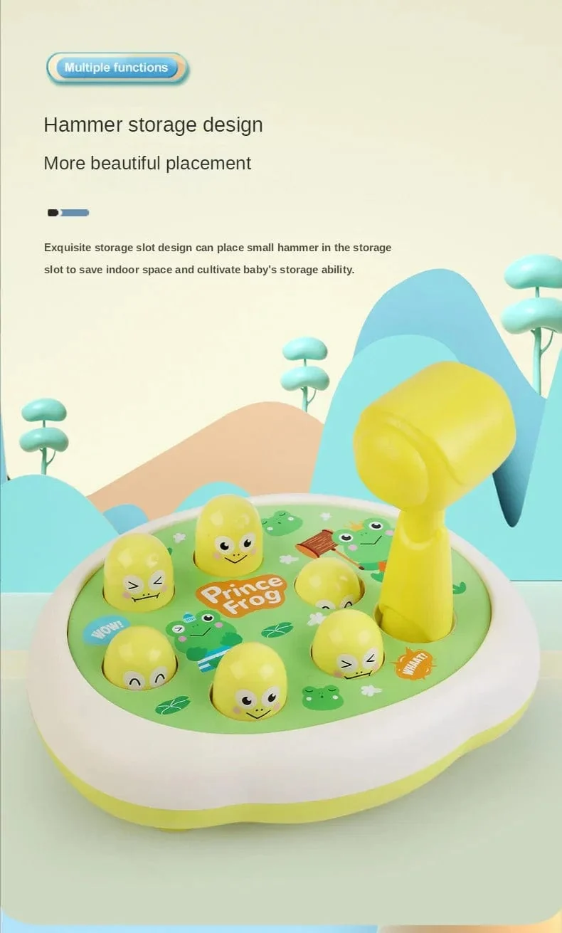 Cartoon Whac-A-Mole Montessori Baby Spielzeug Kleinkind Pädagogisches Geburtstag Geschenk Tier Thema Klopf Spiel Eltern Kind Brettspiel Junge