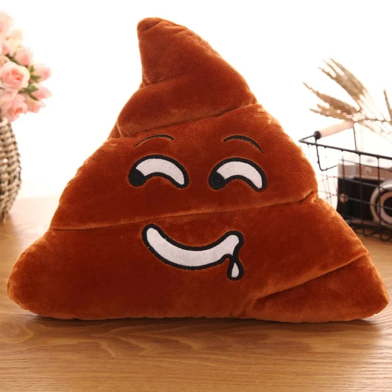Großhandel Cartoon neuen Ausdruck Poo Plüschtiere süße lustige schrullige lustige Poop Kissen
