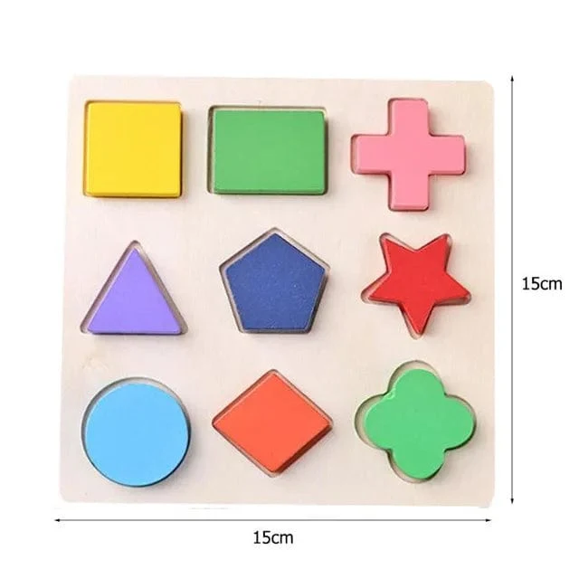Montessori Holzspielzeug Kinder 3D Holzpuzzles Frühlernspiele Spielzeug Pädagogisches Holzspielzeug Für Kinder 3-6 Jahre