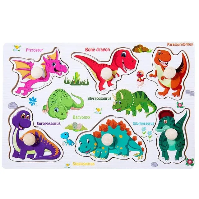 Montessori Holzspielzeug Kinder 3D Holzpuzzles Frühlernspiele Spielzeug Pädagogisches Holzspielzeug Für Kinder 3-6 Jahre