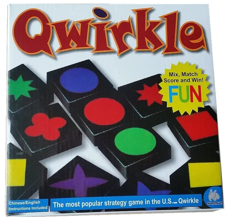 2021 Neues Lernspielzeug für Kinder Qwirkle Holzschach Interaktive Eltern-Kind-Spiele Kinderspielzeug für Erwachsene Geschenke