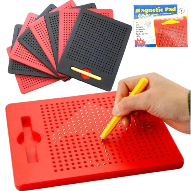 Magnetische Kugel Zeichenbrett mit Stift Kinder lernen Zeichnung Skizze Pad Tablet pädagogisches Spielzeug für Kinder Erwachsene Notebook Geschenk