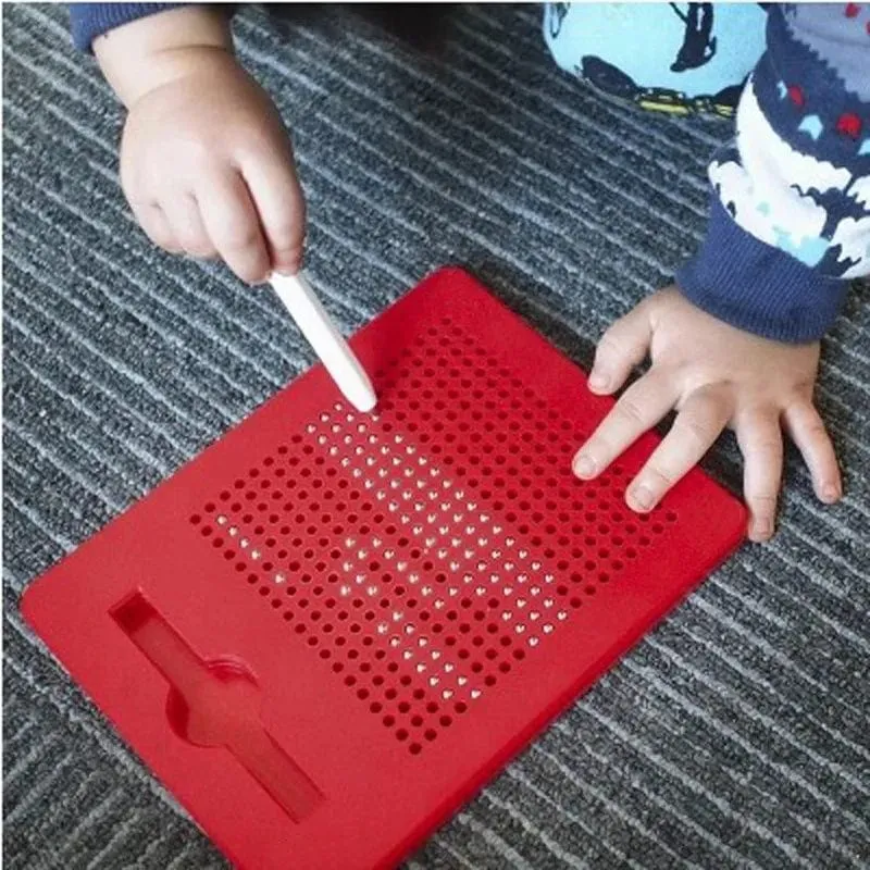 Magnetische Kugel Zeichenbrett mit Stift Kinder lernen Zeichnung Skizze Pad Tablet pädagogisches Spielzeug für Kinder Erwachsene Notebook Geschenk