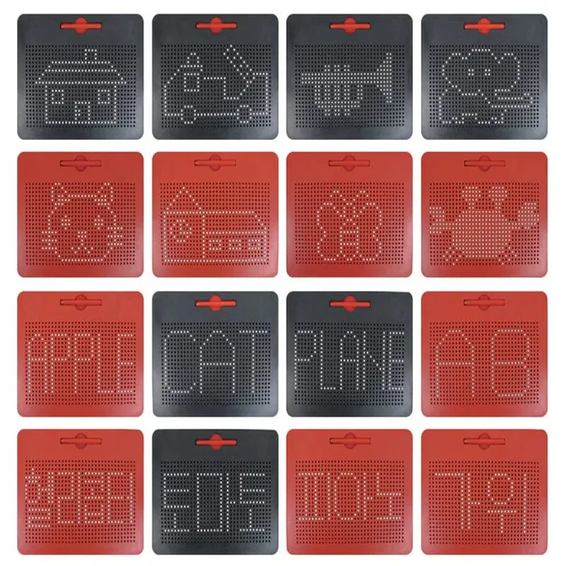 Magnetische Kugel Zeichenbrett mit Stift Kinder lernen Zeichnung Skizze Pad Tablet pädagogisches Spielzeug für Kinder Erwachsene Notebook Geschenk