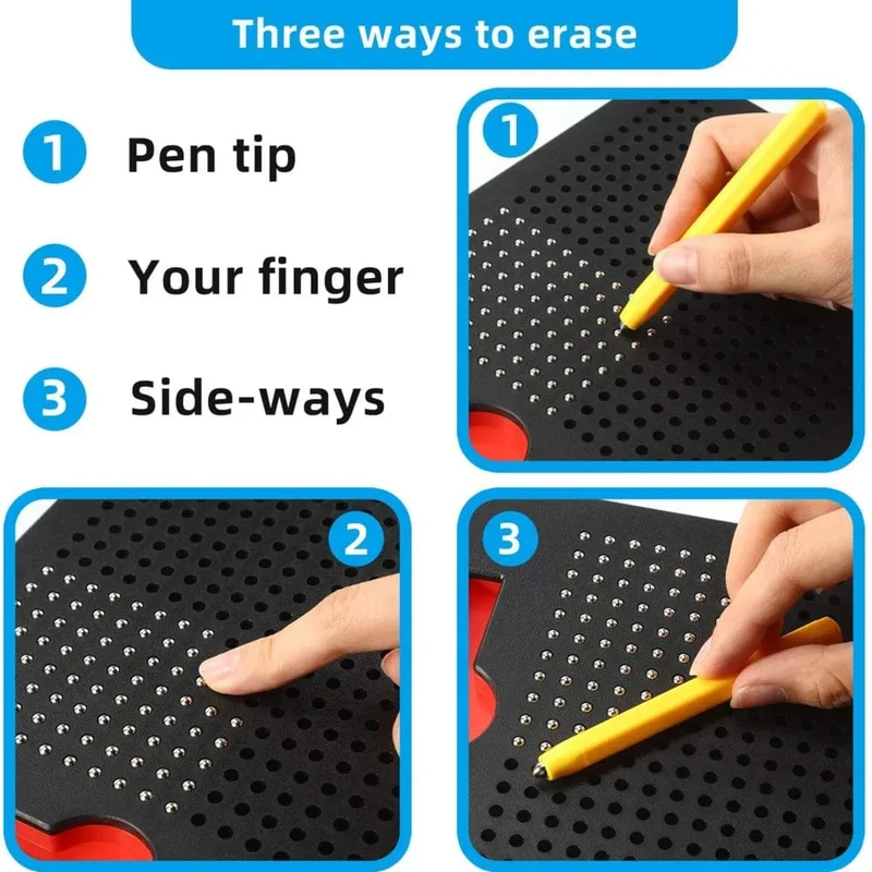 Magnetische Kugel Zeichenbrett mit Stift Kinder lernen Zeichnung Skizze Pad Tablet pädagogisches Spielzeug für Kinder Erwachsene Notebook Geschenk