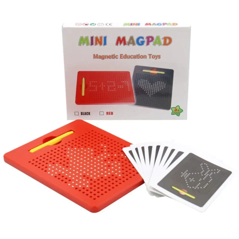 Magnetische Kugel Zeichenbrett mit Stift Kinder lernen Zeichnung Skizze Pad Tablet pädagogisches Spielzeug für Kinder Erwachsene Notebook Geschenk