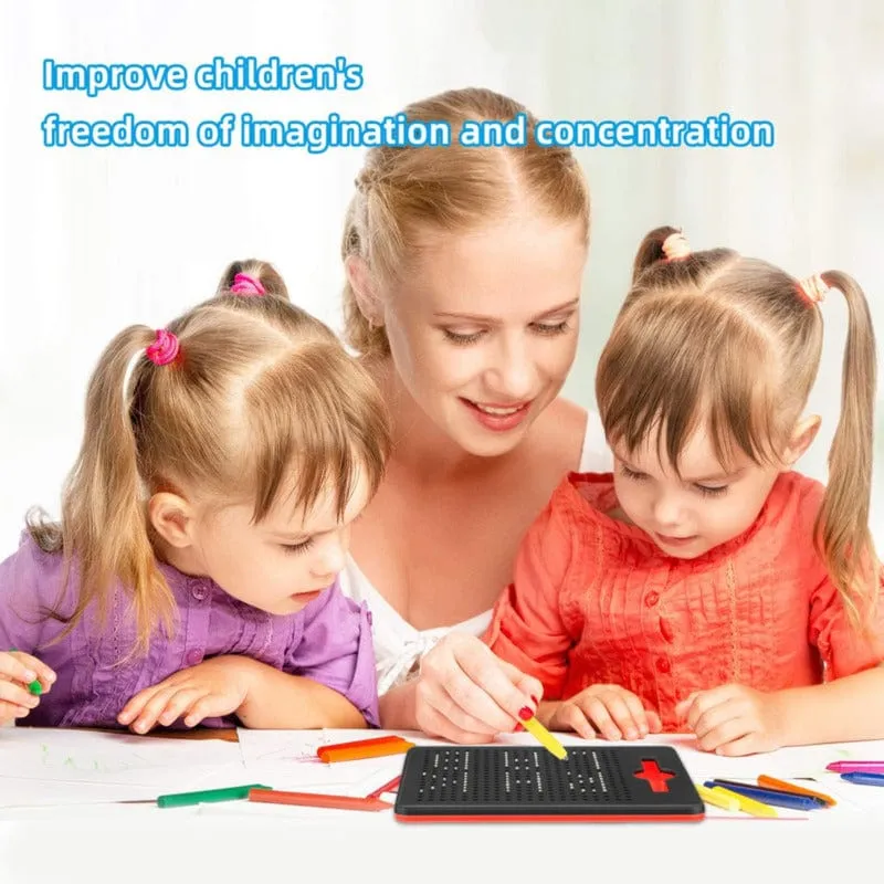Magnetische Kugel Zeichenbrett mit Stift Kinder lernen Zeichnung Skizze Pad Tablet pädagogisches Spielzeug für Kinder Erwachsene Notebook Geschenk