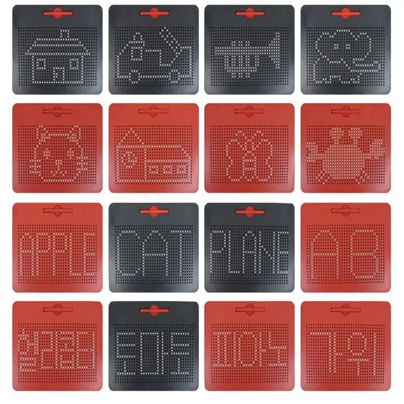 Magnetische Kugel Zeichenbrett mit Stift Kinder lernen Zeichnung Skizze Pad Tablet pädagogisches Spielzeug für Kinder Erwachsene Notebook Geschenk