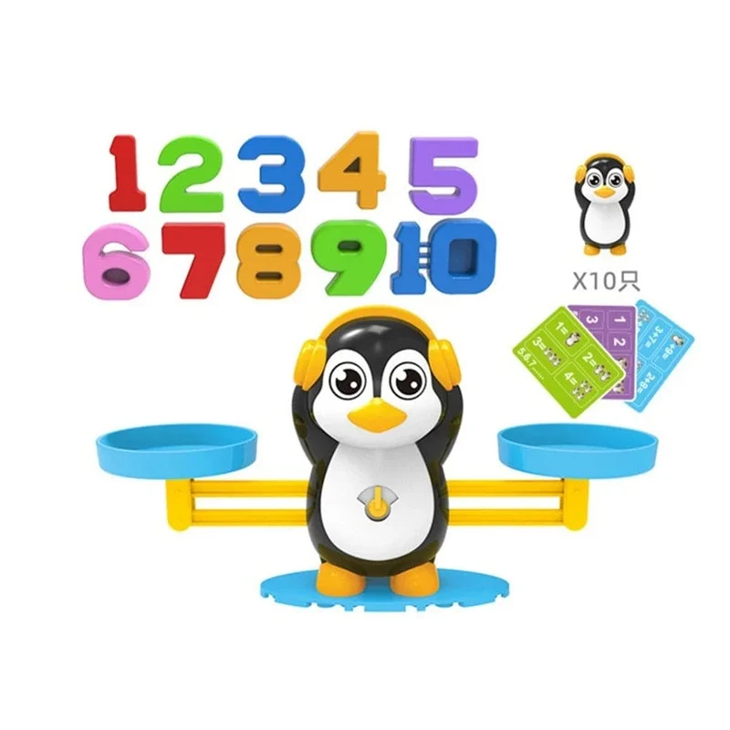 Montessori Mathematik Spielzeug Affe Balance Baby Montessori Lernspiele Zahlenspielzeug Pädagogisches Lernspielzeug Lehrmaterial