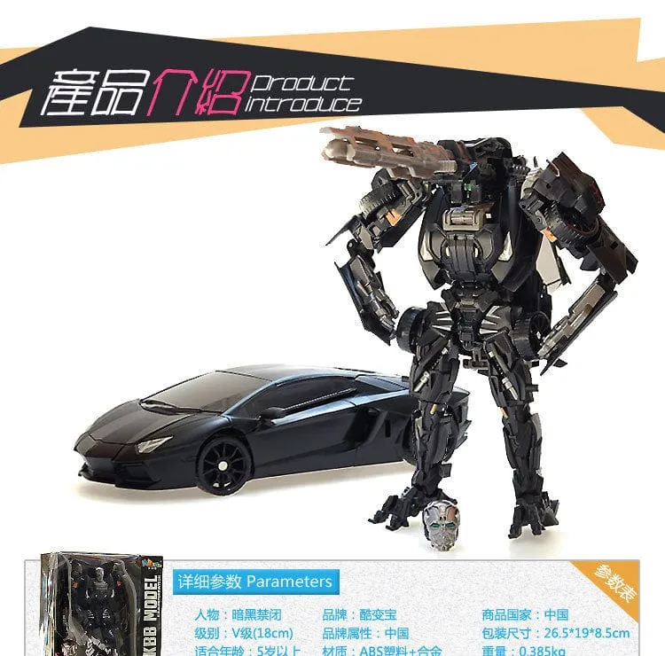 18 cm Legierung Transformation Spielzeug Lockdown Action Figur Modell Lamborghini Auto Deformation Roboter Spielzeug