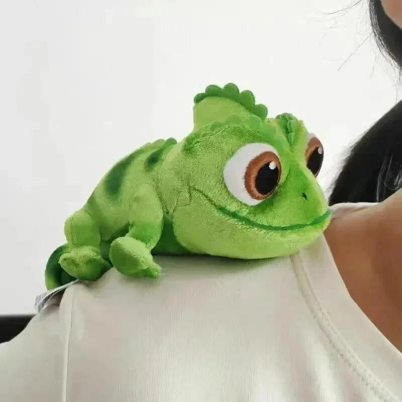 15 cm Pascal Rapunzel Chamäleon Plüschtier Puppe Pascal Kuscheltiere Plüschpuppe Pascal Rapunzel Schultereidechse Plüschpuppe Spielzeug