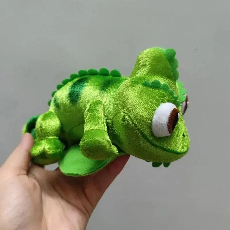 15 cm Pascal Rapunzel Chamäleon Plüschtier Puppe Pascal Kuscheltiere Plüschpuppe Pascal Rapunzel Schultereidechse Plüschpuppe Spielzeug