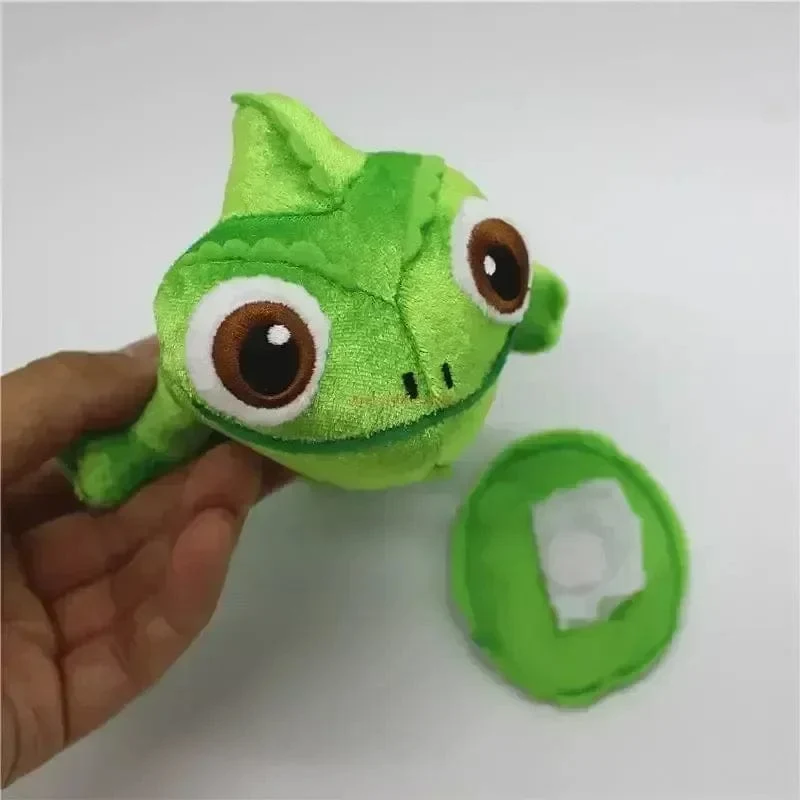 15 cm Pascal Rapunzel Chamäleon Plüschtier Puppe Pascal Kuscheltiere Plüschpuppe Pascal Rapunzel Schultereidechse Plüschpuppe Spielzeug