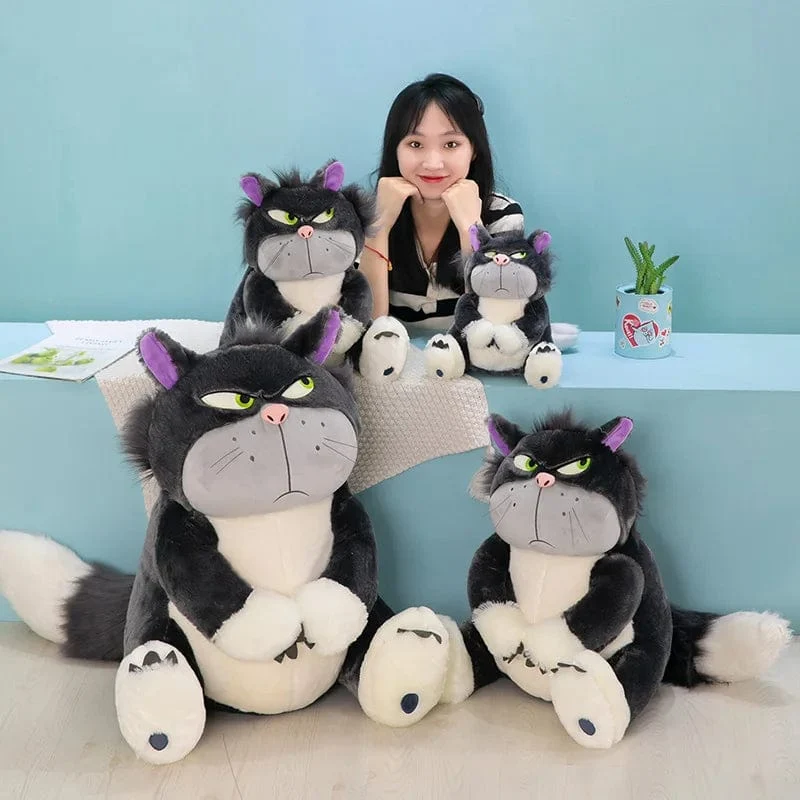 Disney Luzifer die Katze süße Puppe Plüsch Spielzeug Wurfkissen Katze Puppe Geburtstagsgeschenk Valentinstag Plüsch Kinderspielzeug