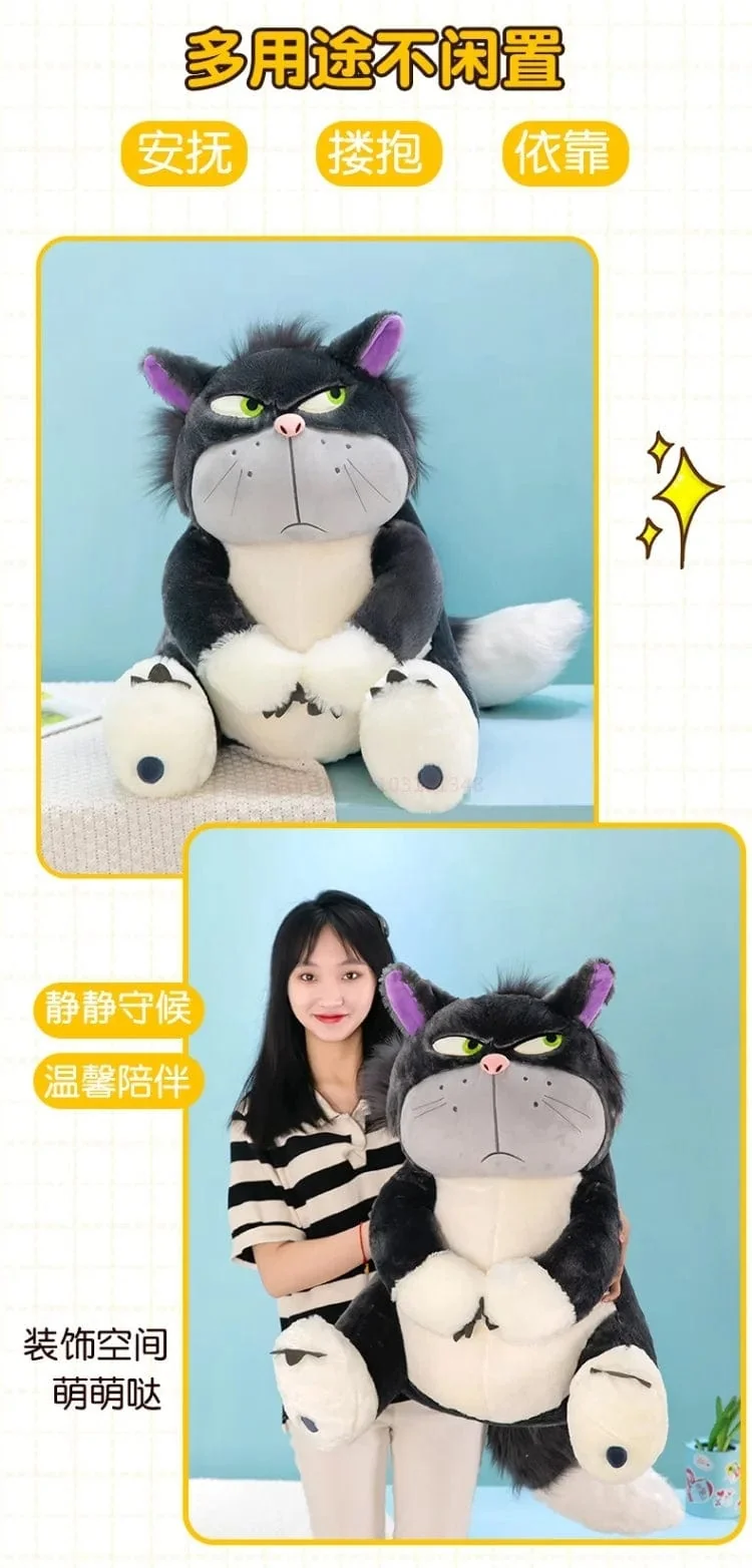 Disney Luzifer die Katze süße Puppe Plüsch Spielzeug Wurfkissen Katze Puppe Geburtstagsgeschenk Valentinstag Plüsch Kinderspielzeug