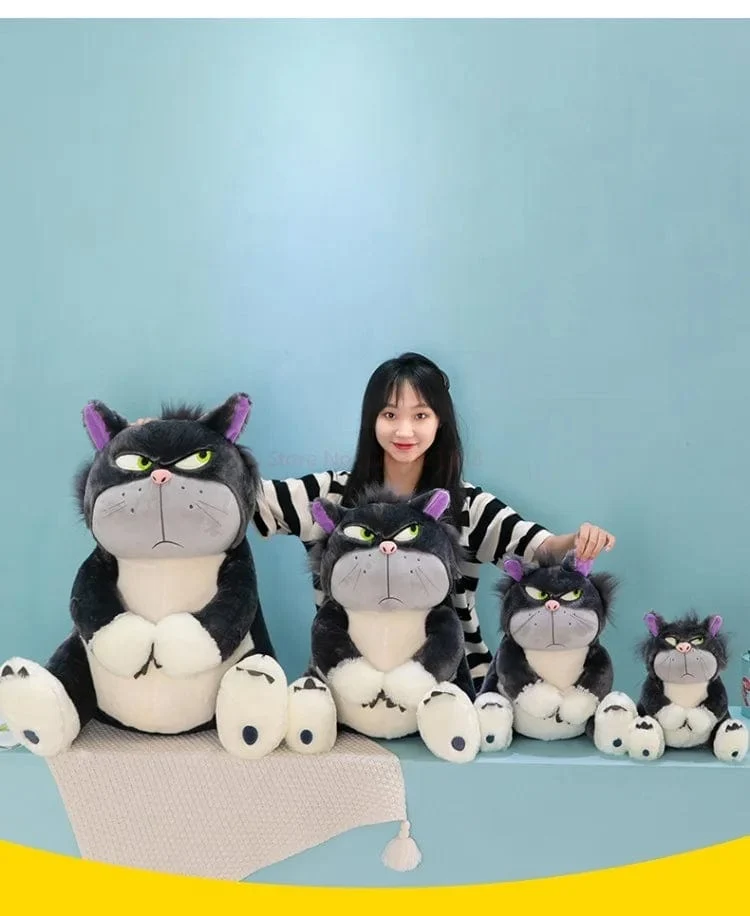 Disney Luzifer die Katze süße Puppe Plüsch Spielzeug Wurfkissen Katze Puppe Geburtstagsgeschenk Valentinstag Plüsch Kinderspielzeug