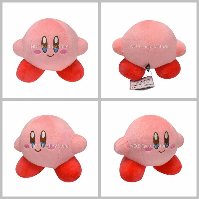 Game Star Kirby Gefüllte Puppe Peluche 5“ Kawaii Rosa Kirby Grau Kirby Geist Kirby Anime Plüsch Spielzeug Weihnachten Geschenke für Kinder