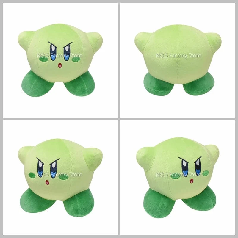 Game Star Kirby Gefüllte Puppe Peluche 5“ Kawaii Rosa Kirby Grau Kirby Geist Kirby Anime Plüsch Spielzeug Weihnachten Geschenke für Kinder
