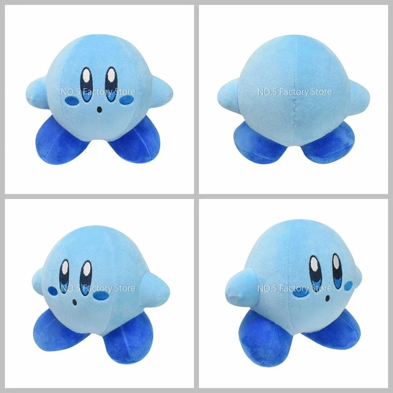 Game Star Kirby Gefüllte Puppe Peluche 5“ Kawaii Rosa Kirby Grau Kirby Geist Kirby Anime Plüsch Spielzeug Weihnachten Geschenke für Kinder