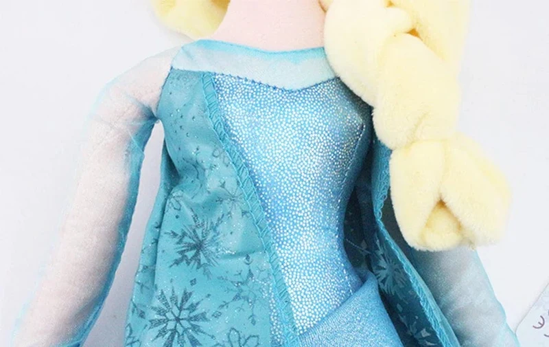 Anime Frozen Die Plüschprinzessin Anna Kawaii Puppe Schneekönigin Prinzessin Anna Elsa Weiche Stofftiere Geschenke für Mädchen Geburtstagskinder