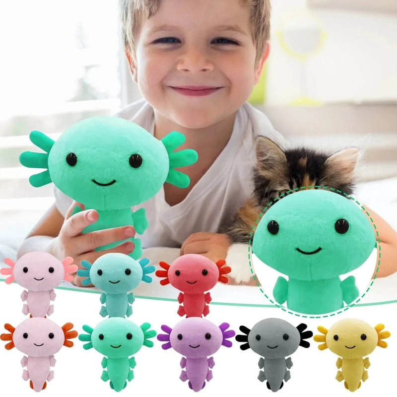 Kawaii Axolotl Plüschtier Axolotl Spielzeug Axolotl Fisch Axolotl Plüschtiere Figur Puppe Kawaii Tier Rosa Axolotl Stoffpuppen Geschenke